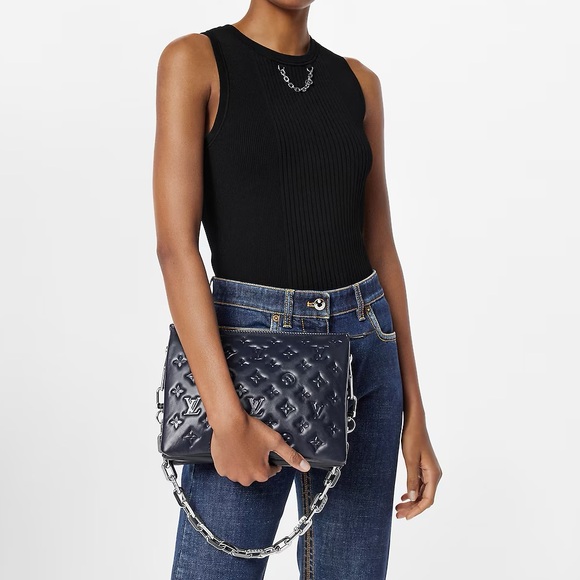 NEW Louis Vuitton Coussin PM Navy M21282 - Picture 14 of 16